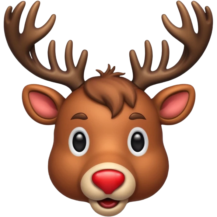 Christmas reindeer emoji