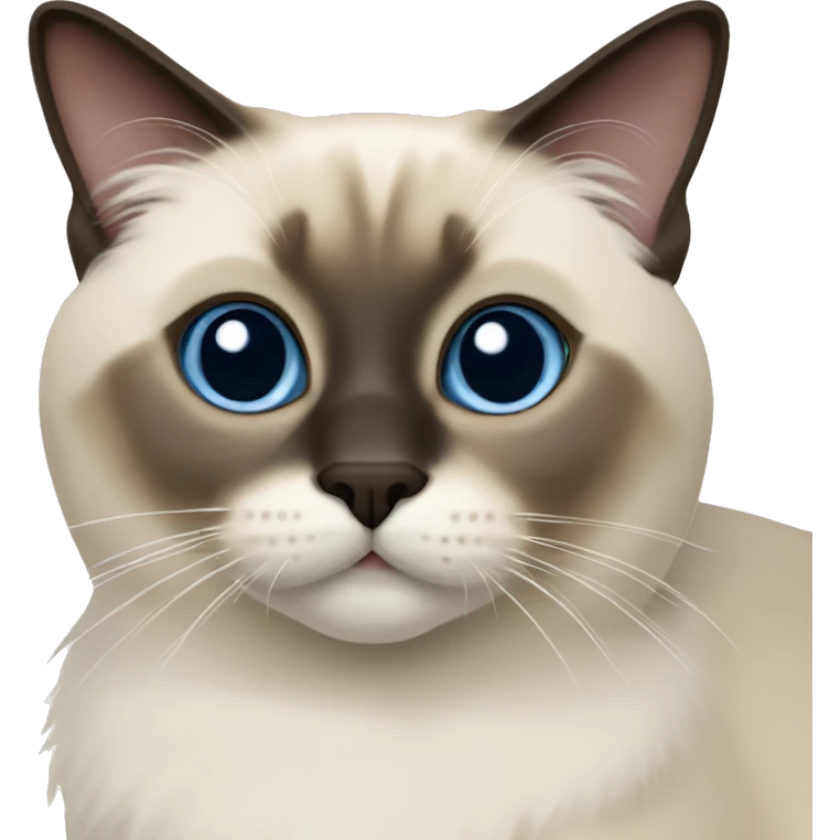 ragdoll siamese cat emoji