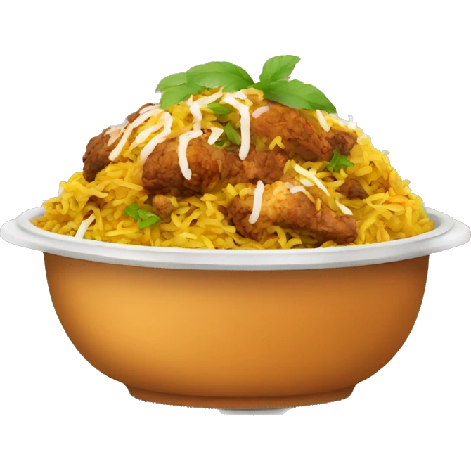 hyderabadi dum biryani emoji