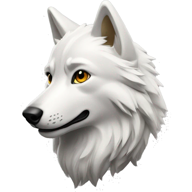 Un lobo elegante  emoji
