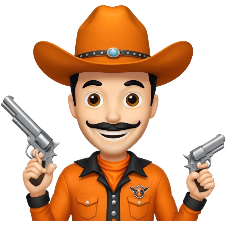 Oklahoma state pistol pete emoji