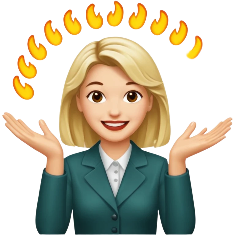 Laura Palmer hands clapping  emoji