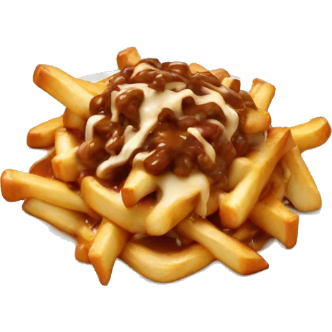 Poutine qui mange du poutine emoji