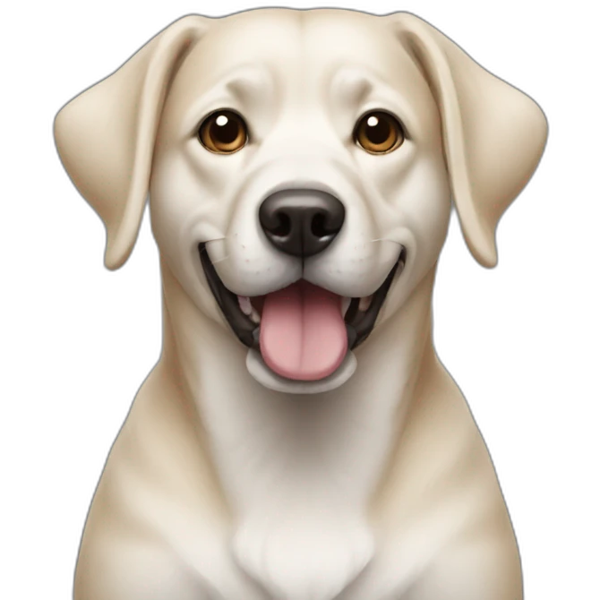 dog with human face emoji