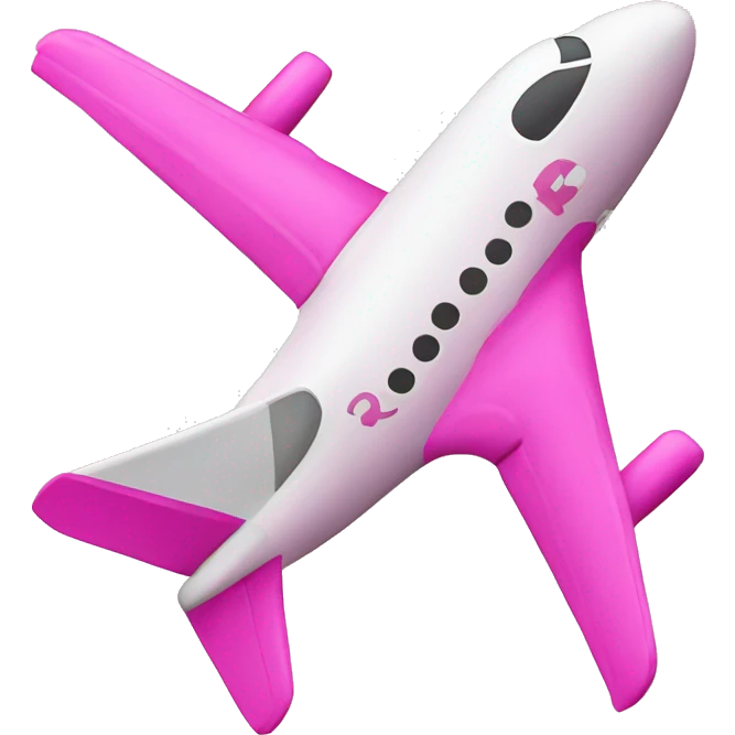 Pink airplane  emoji