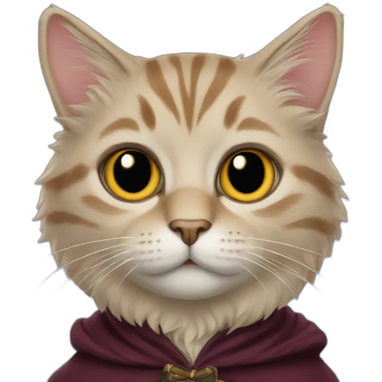 cat in a harry potter costume emoji