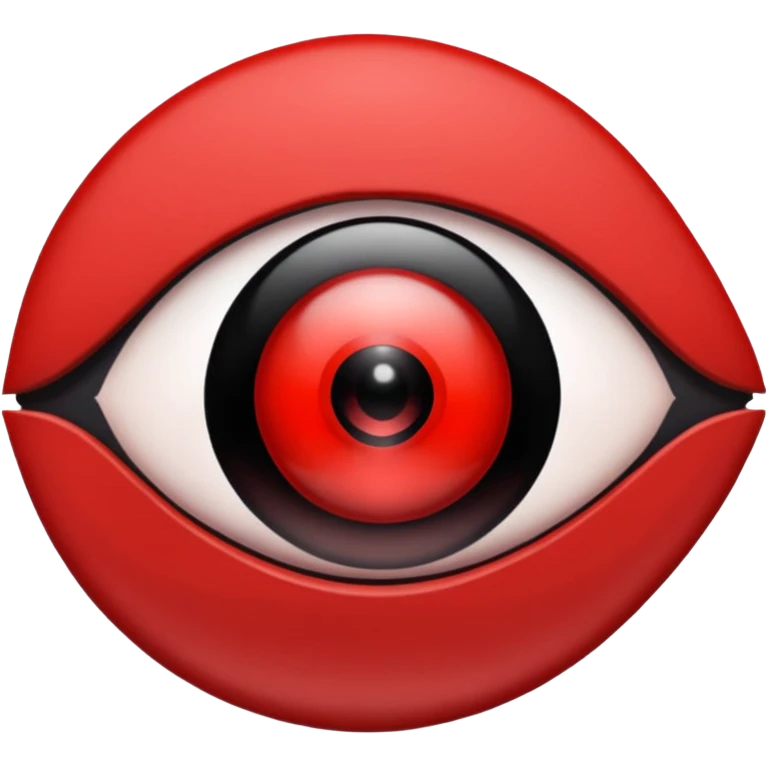 Only the Itachi Uchiha Mangekyo sharingan eye  emoji
