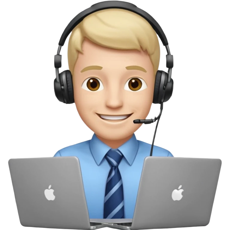 Por favor hace un emoji para una empresa de community manager, tiene que ser profesional, atractivo, elegante y empresarial, como así tambien tiene que ser hombre en los emojis emoji