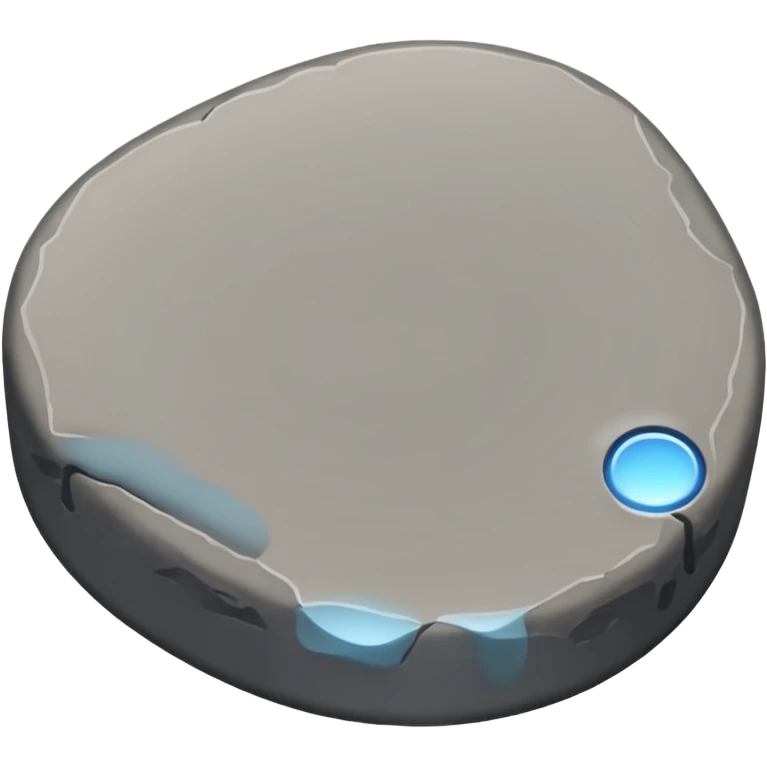 stepping stone, simple and rounded emoji
