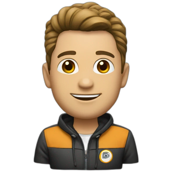 Jaqueta de Couro Sintético clouth emoji