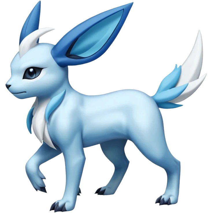 Glaceon-Samurott-Absol-Fakémon-hybrid-creature (full body)  emoji