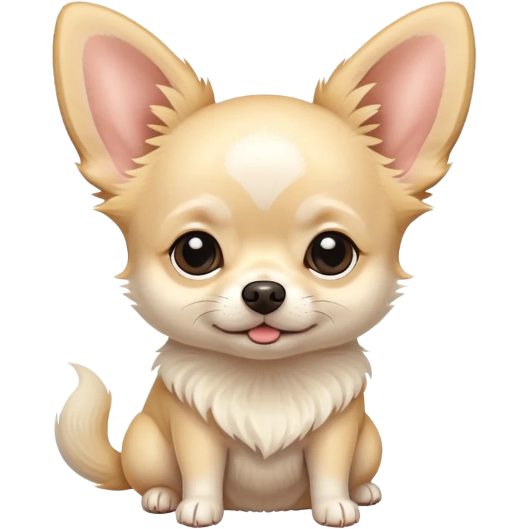 Cream chihuahua emoji