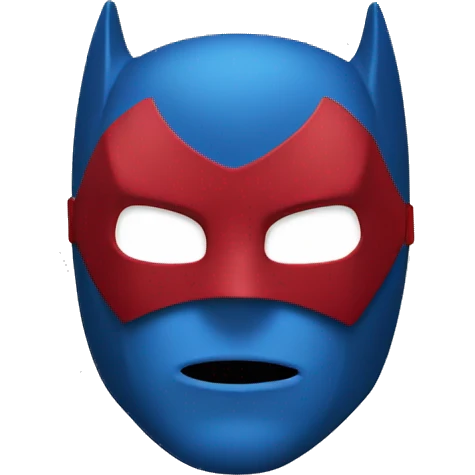 superhero mask only emoji