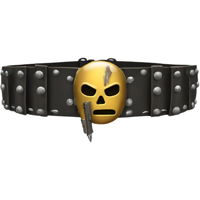 thrash bullet belt emoji