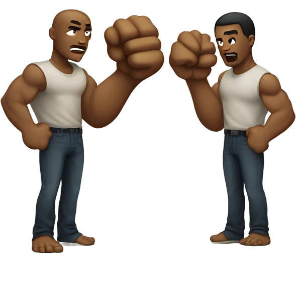 Fist fight emoji