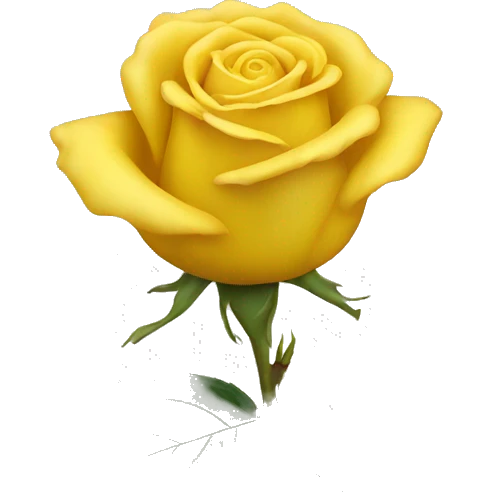 yellow rose emoji