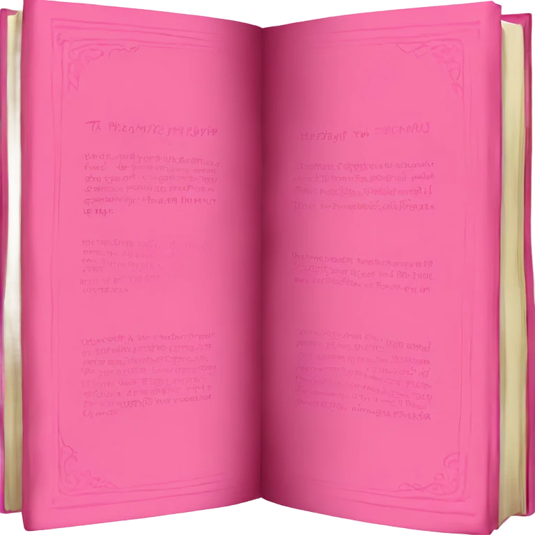 Pink history books open  emoji
