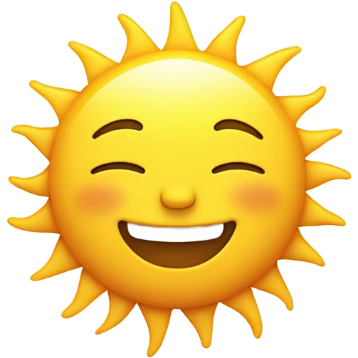 Good morning sunshine emoji