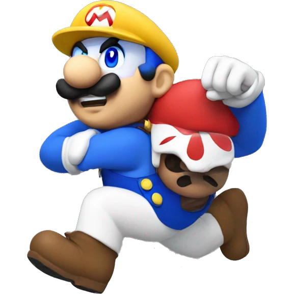 mario as a freedom fighter emoji