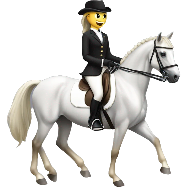 dressage equestrian horse  emoji