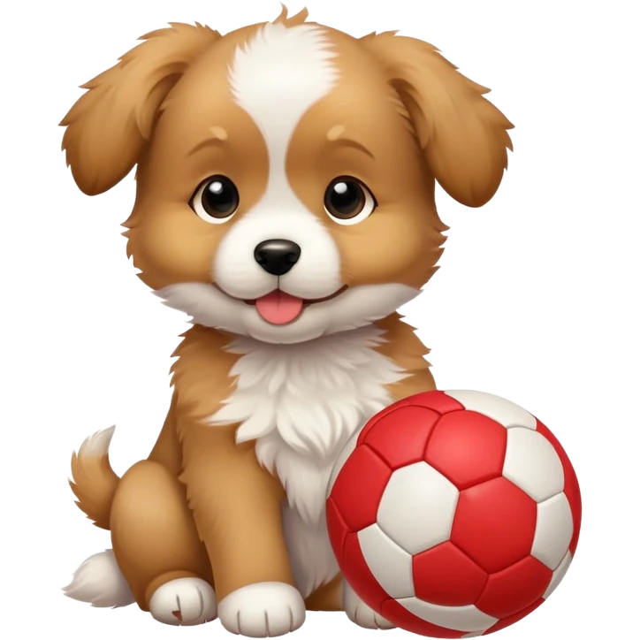 puppy playing emoji