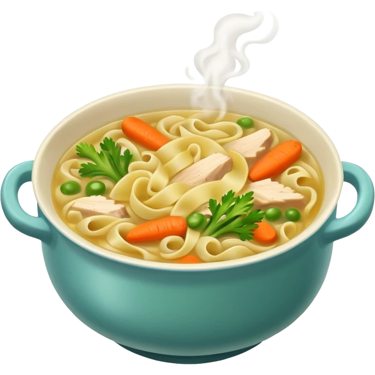 Chicken noodle soup  emoji