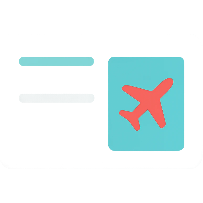 modern sleek pilot license design with minimalist airplane silhouette emoji