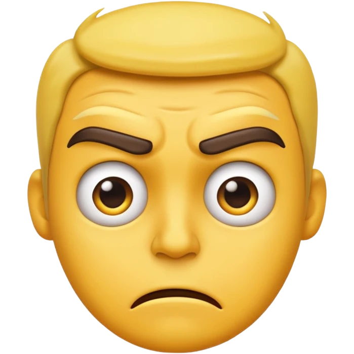 annoyed -  an emoji for the emoji keyboard  emoji