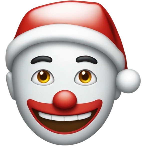 Santa Hand Joker Face emoji