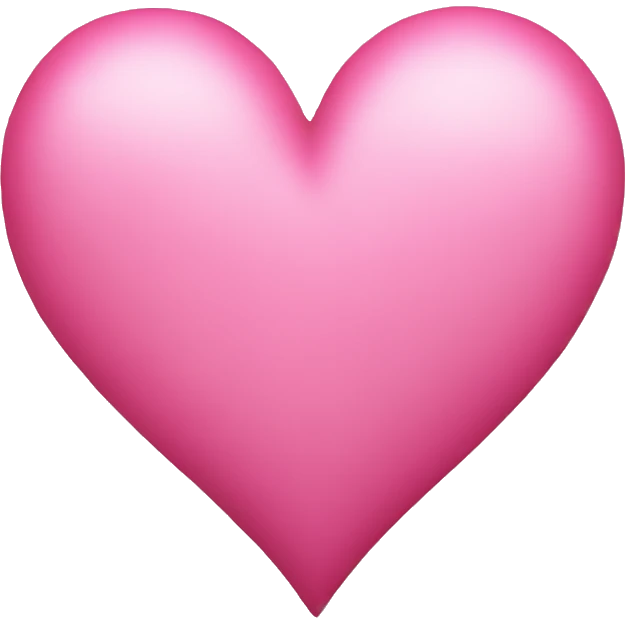 Pink heart emoji