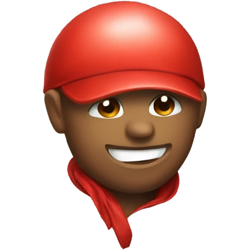 a red ball emoji