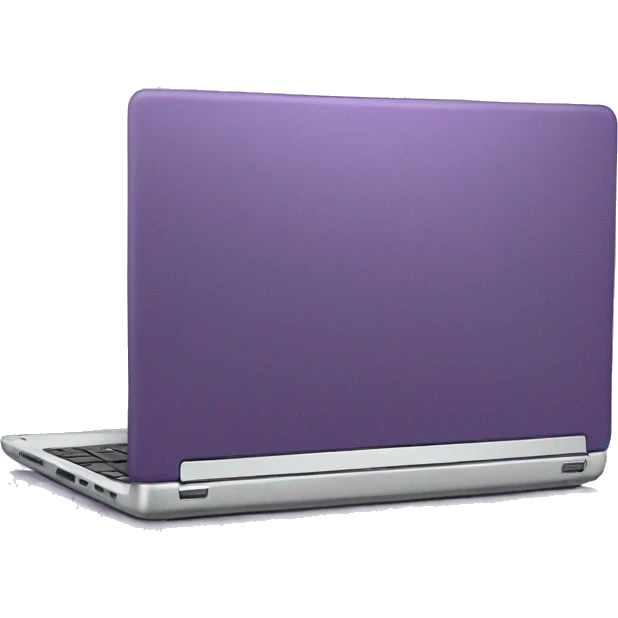 violet purple laptop emoji