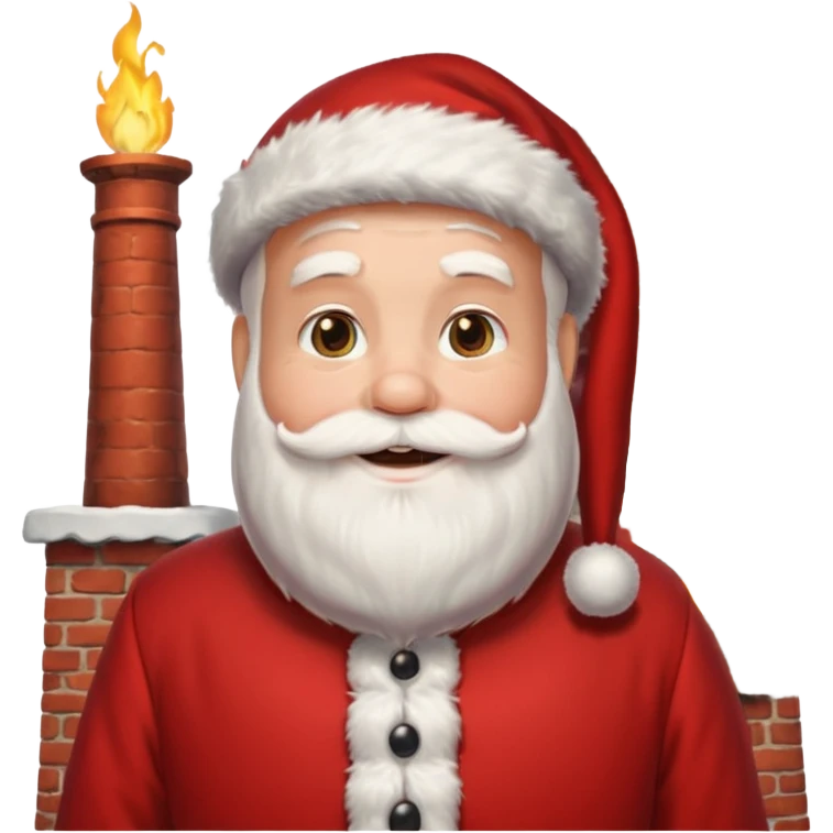 santa with chimney emoji