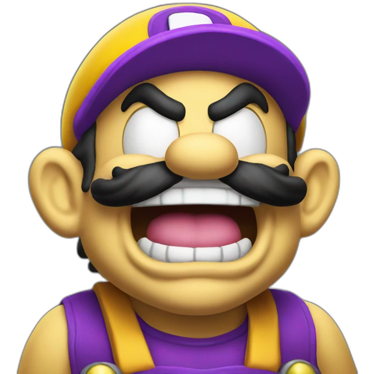 wario laughing emoji