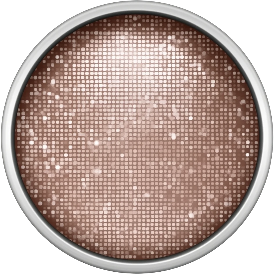 Glitter eyeshadow brush emoji