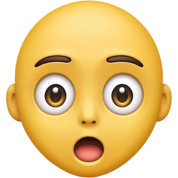 Twitch emoji depicting a surprised face with wide eyes and open mouth, representing shock or amazement emoji