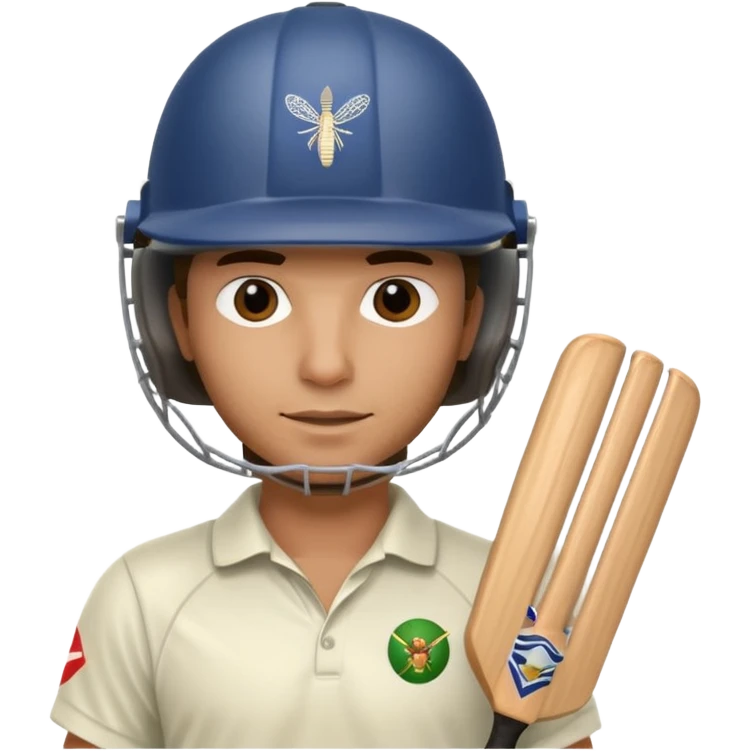 cricket batsman emoji