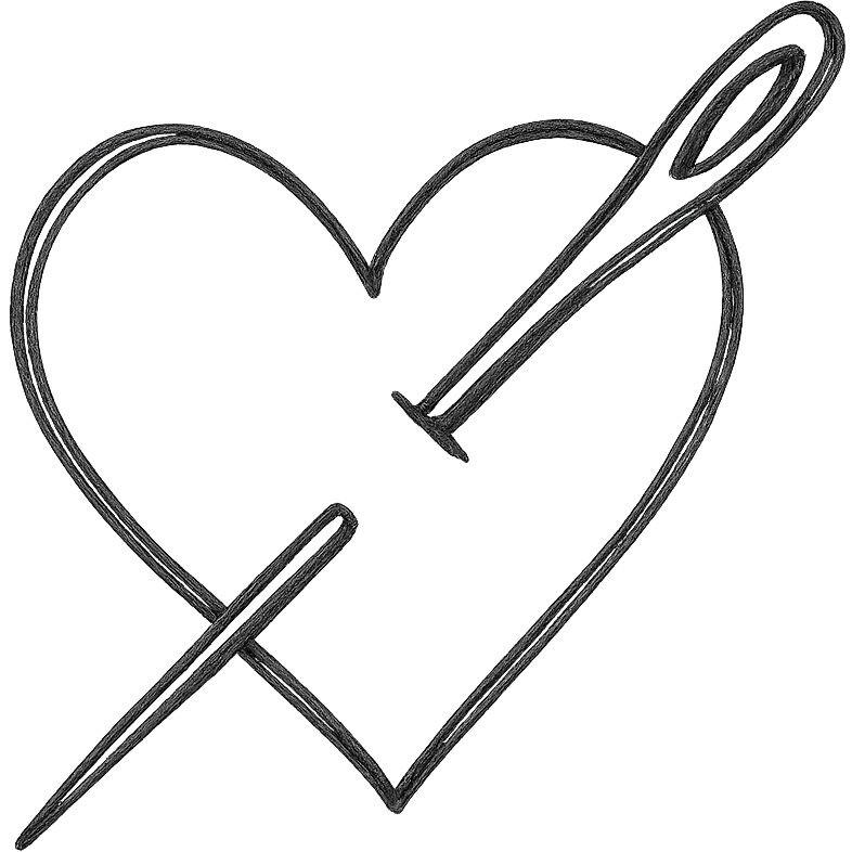 heart with a needle going through it emoji