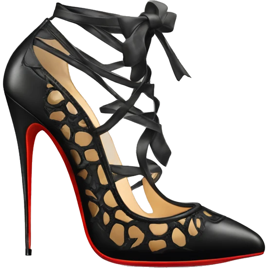 Christian louboutin high heel emoji