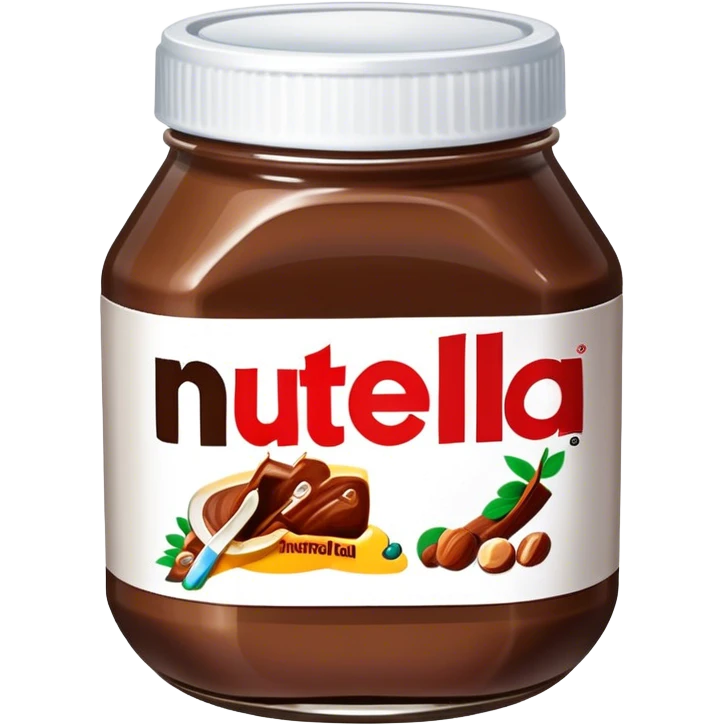 Ein Nutella Glas  emoji