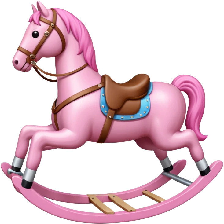 pink Rocking Horse emoji