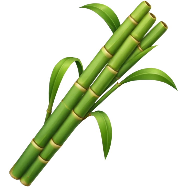 Un palo de caña de azúcar  emoji
