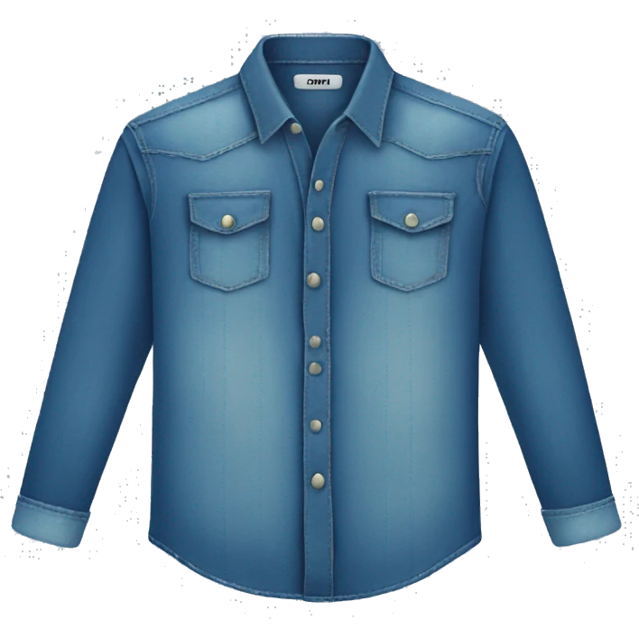 denim shirt emoji