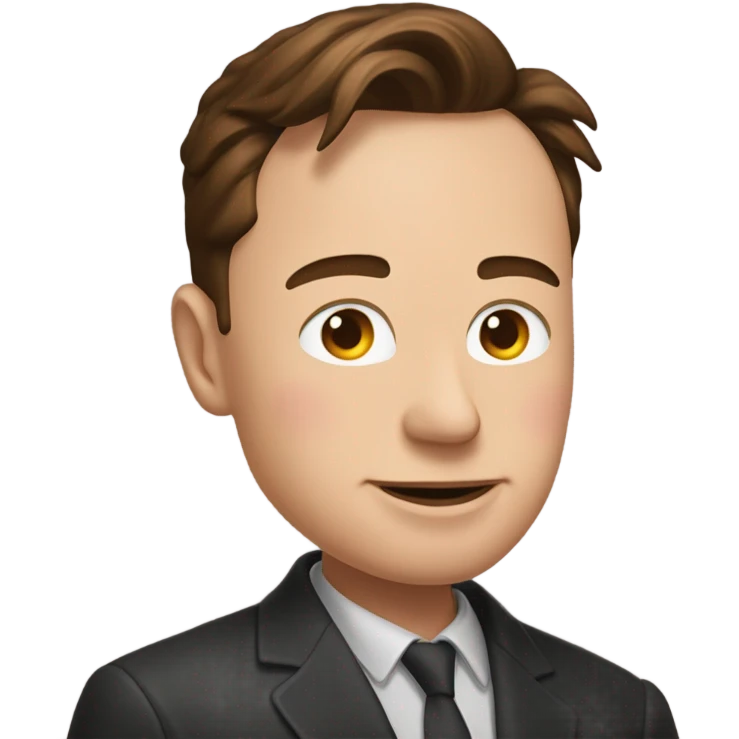 Elon Musk Love emoji