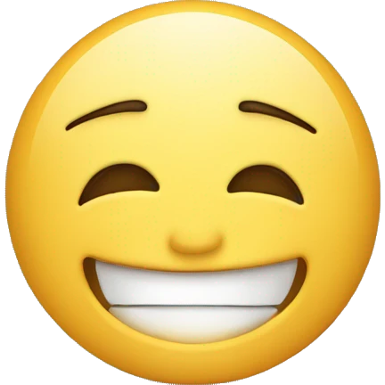 a face crying while laughing emoji