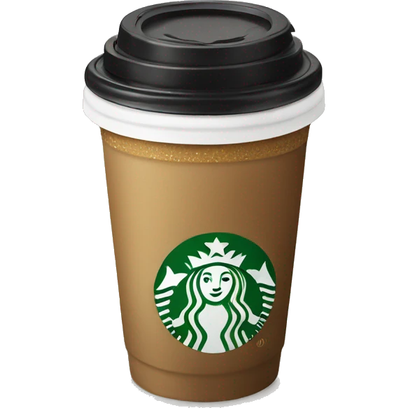 Starbucks coffee emoji