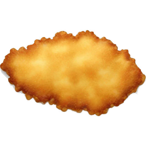 Schnitzel shaped like Austria emoji