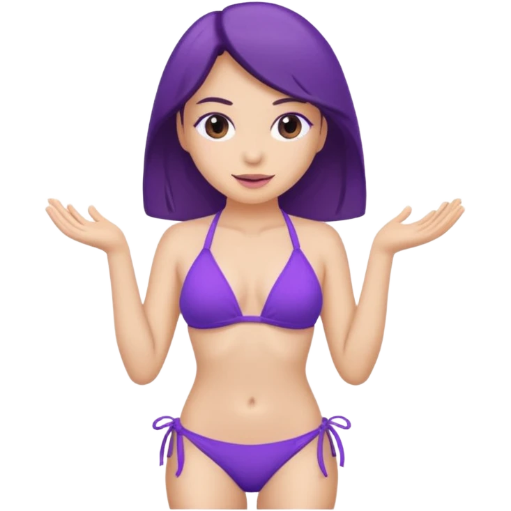 💜👙 emoji