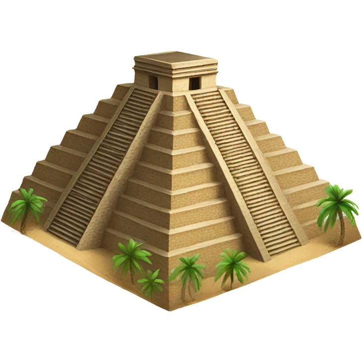 Mexican pyramid emoji