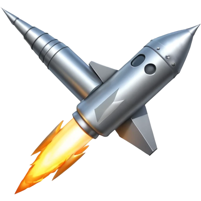 a nuclear-capable missile emoji